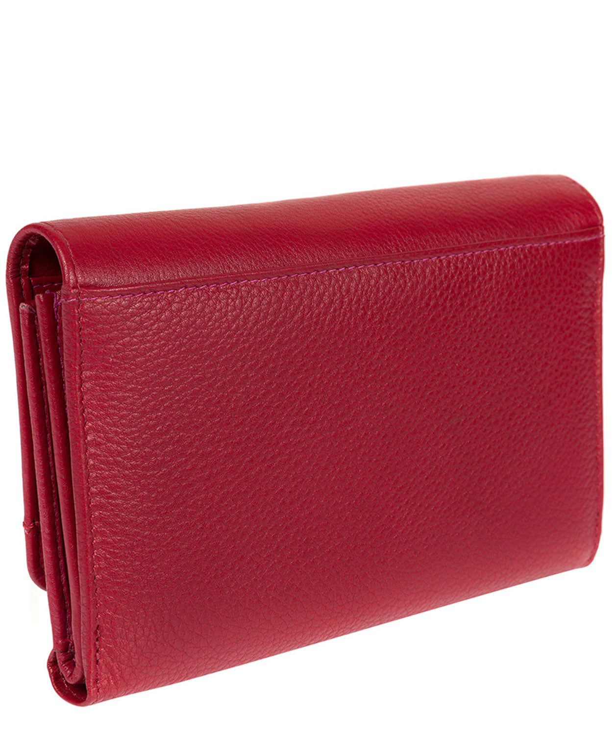 'Millbeck' Red Handmade Leather RFID Purse