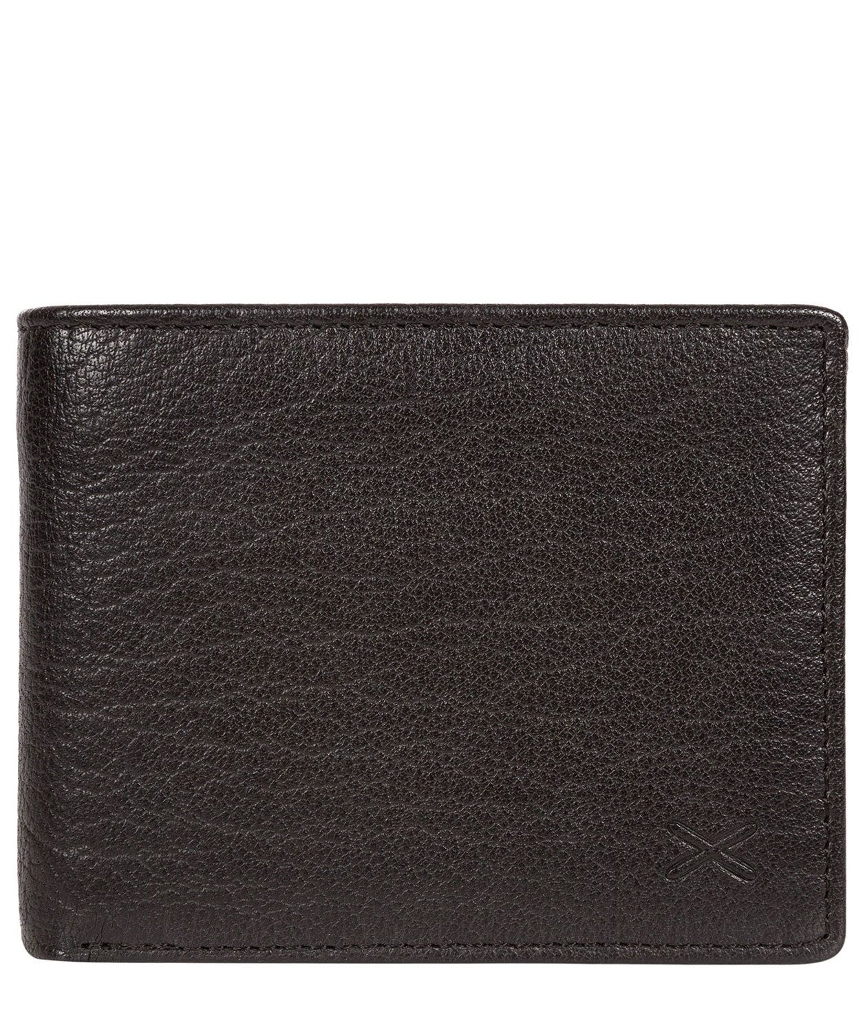 'Nash' Black Bi-Fold Leather Wallet Pure Luxuries London