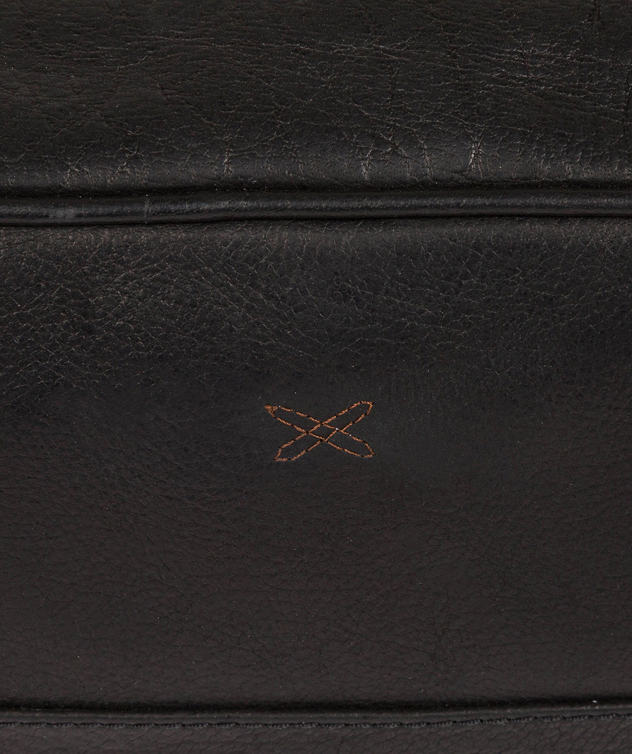 'Bowfell' Black Leather Washbag Pure Luxuries London