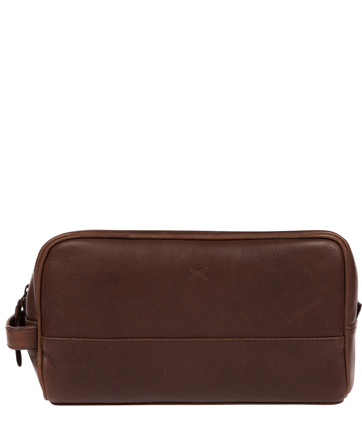 'Bowfell' Malt Leather Washbag image 1