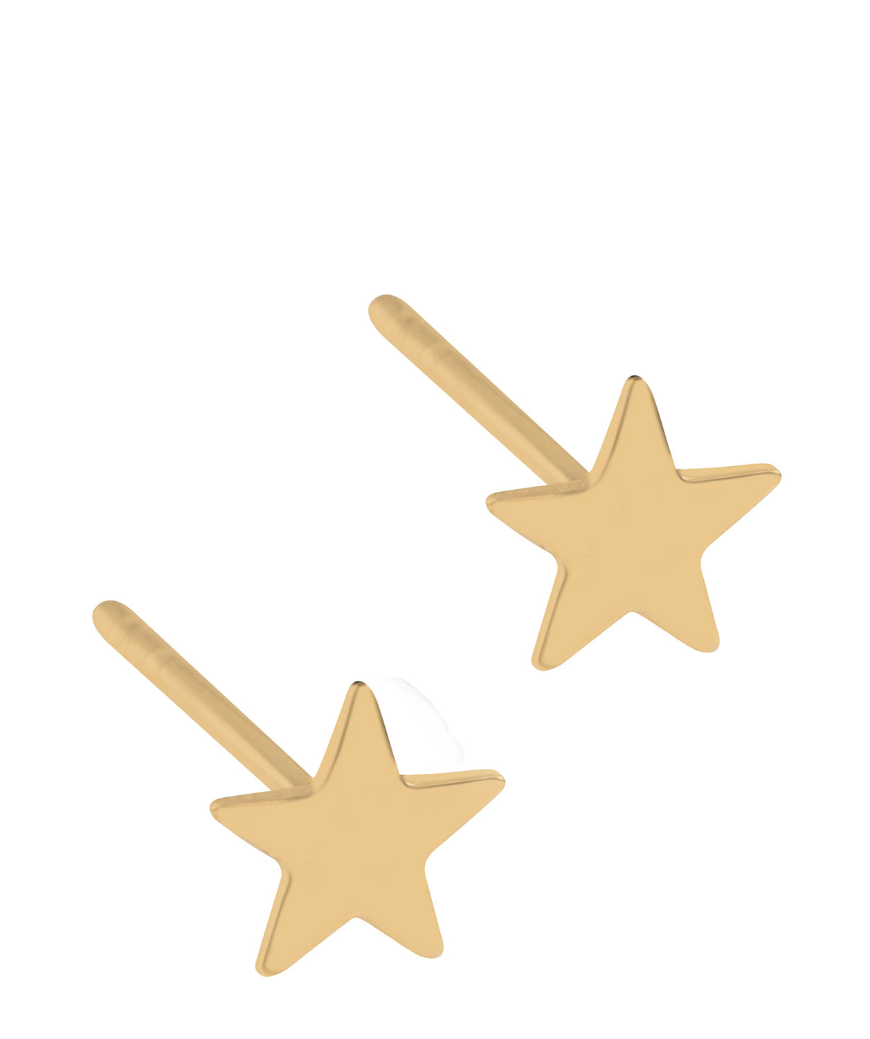 'Cynthia' 9ct Yellow Gold Star Stud Earrings image 1