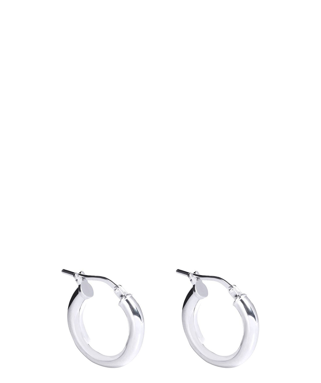 Gift Packaged 'Felipa' Sterling Silver Hooped Earrings