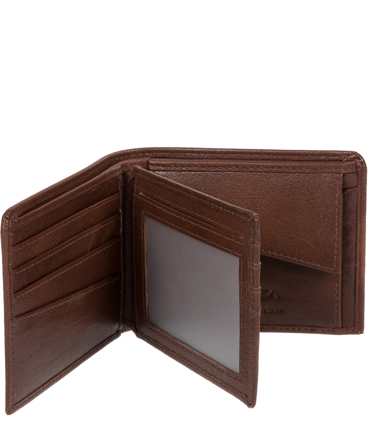 'Wolfgang' Russet Brown Leather RFID Wallet