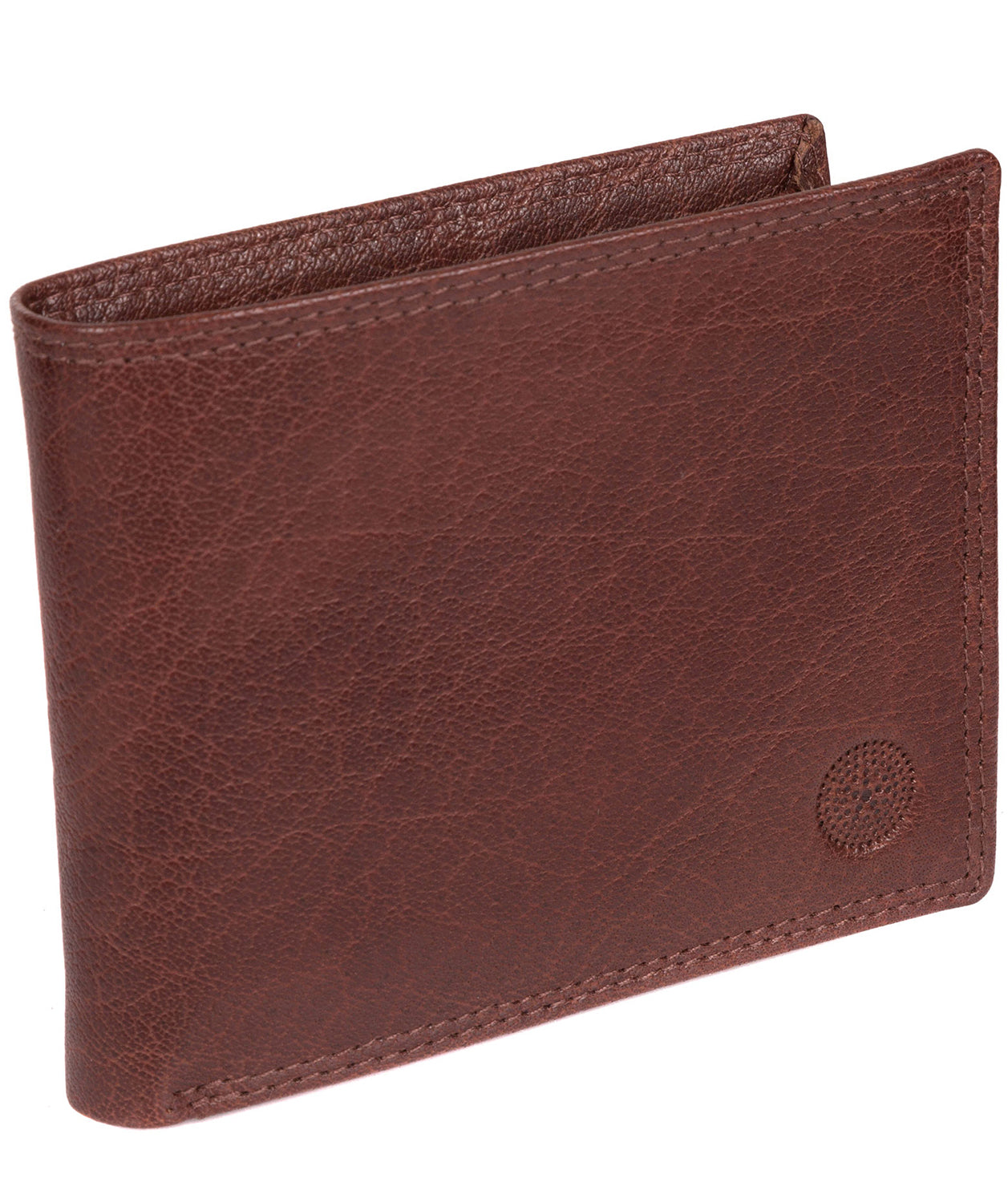 'Jared' Conker Brown Handcrafted Leather Wallet