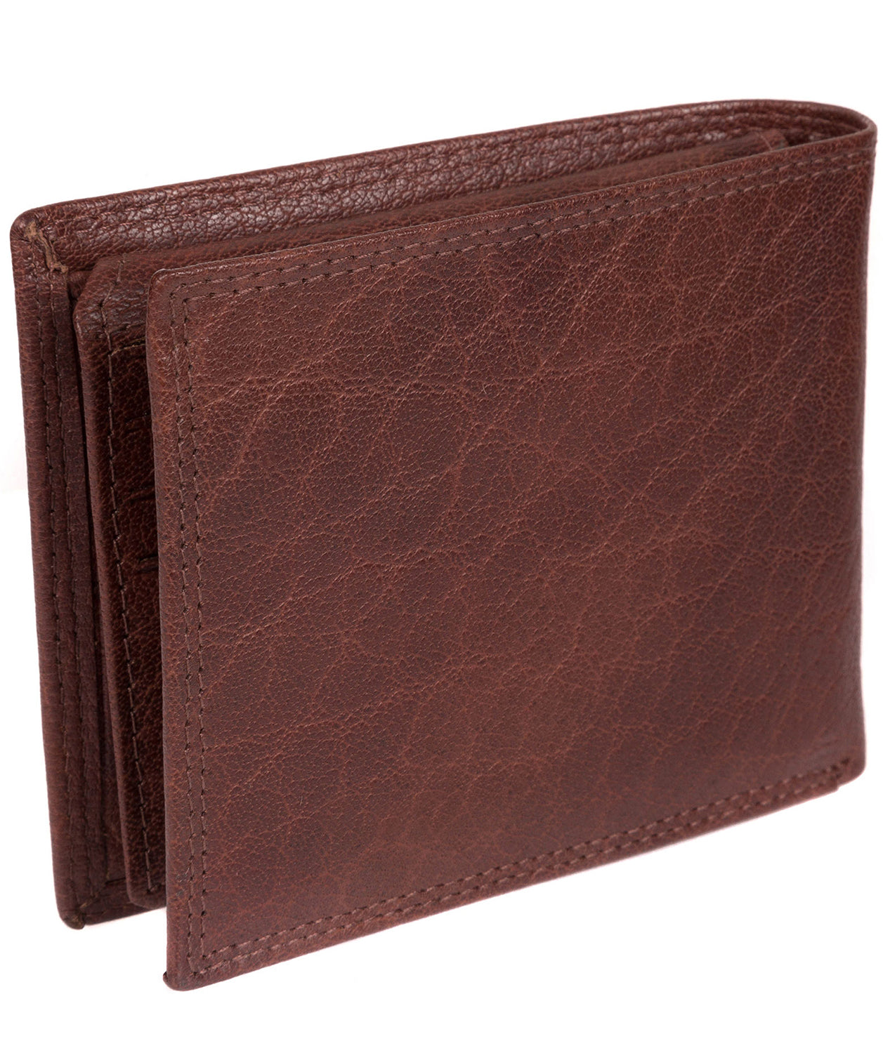 'Jared' Conker Brown Handcrafted Leather Wallet