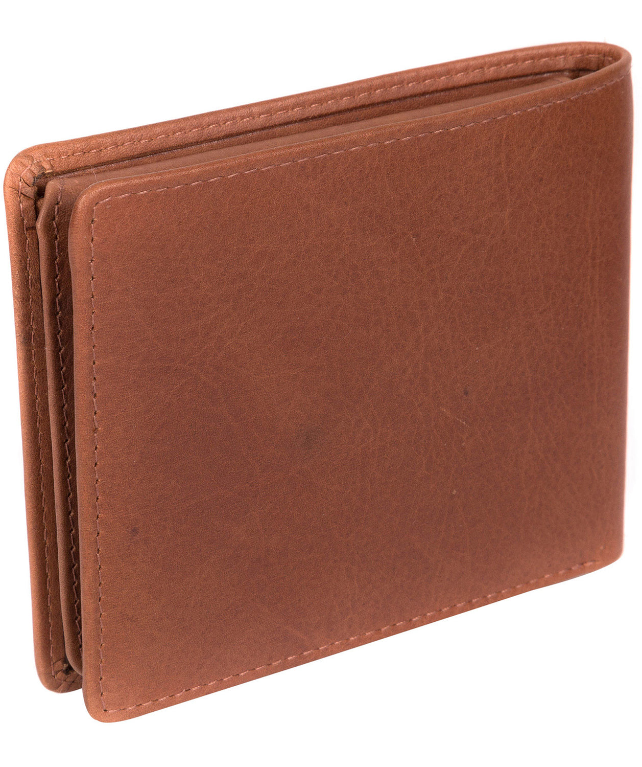 'Carter' Brown Leather 12-Card Wallet