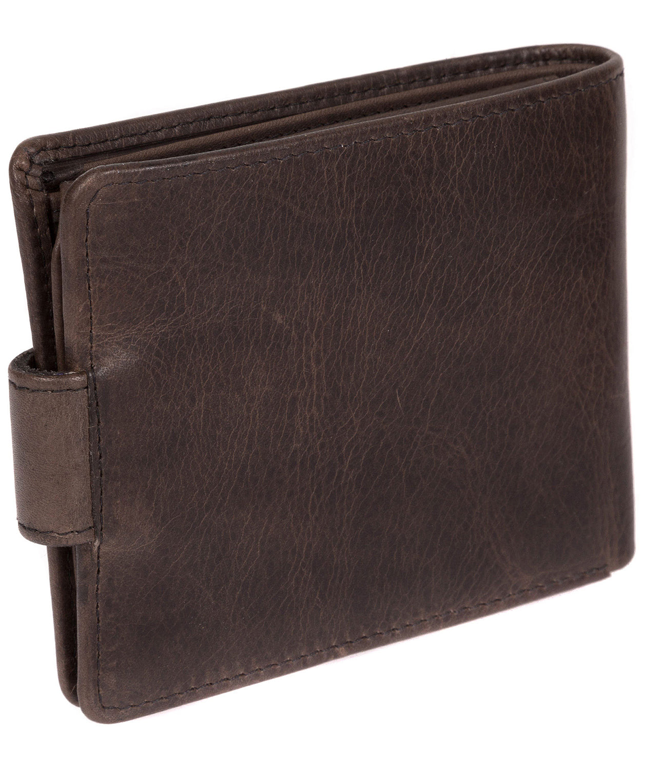 'Beckett' Antique Black Fine Leather Wallet