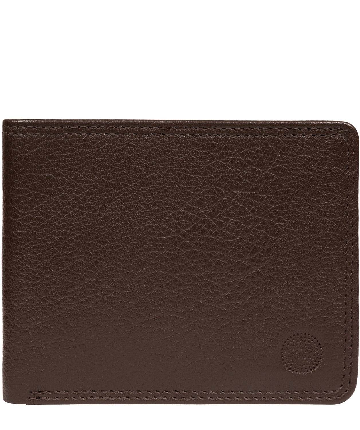 'Campbell' Dark Brown Leather RFID Wallet image 1