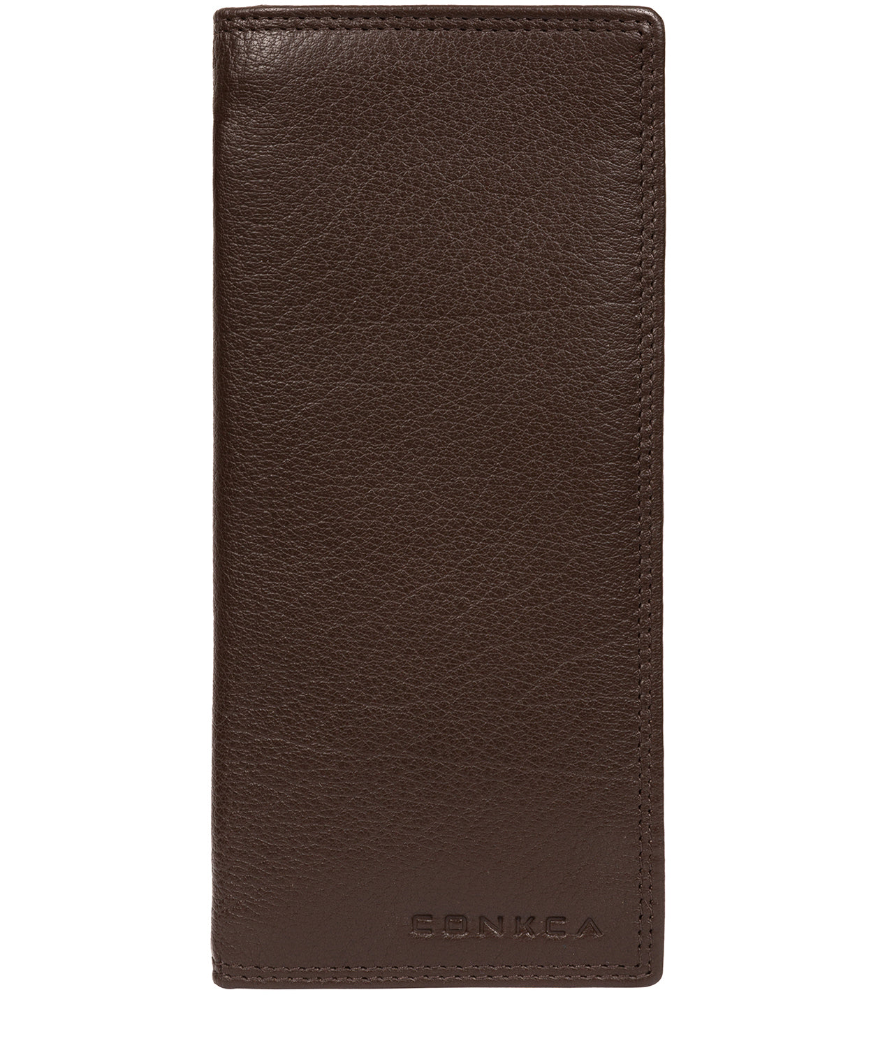 'Osbourne' Dark Brown Leather Breast Pocket Wallet Pure Luxuries London