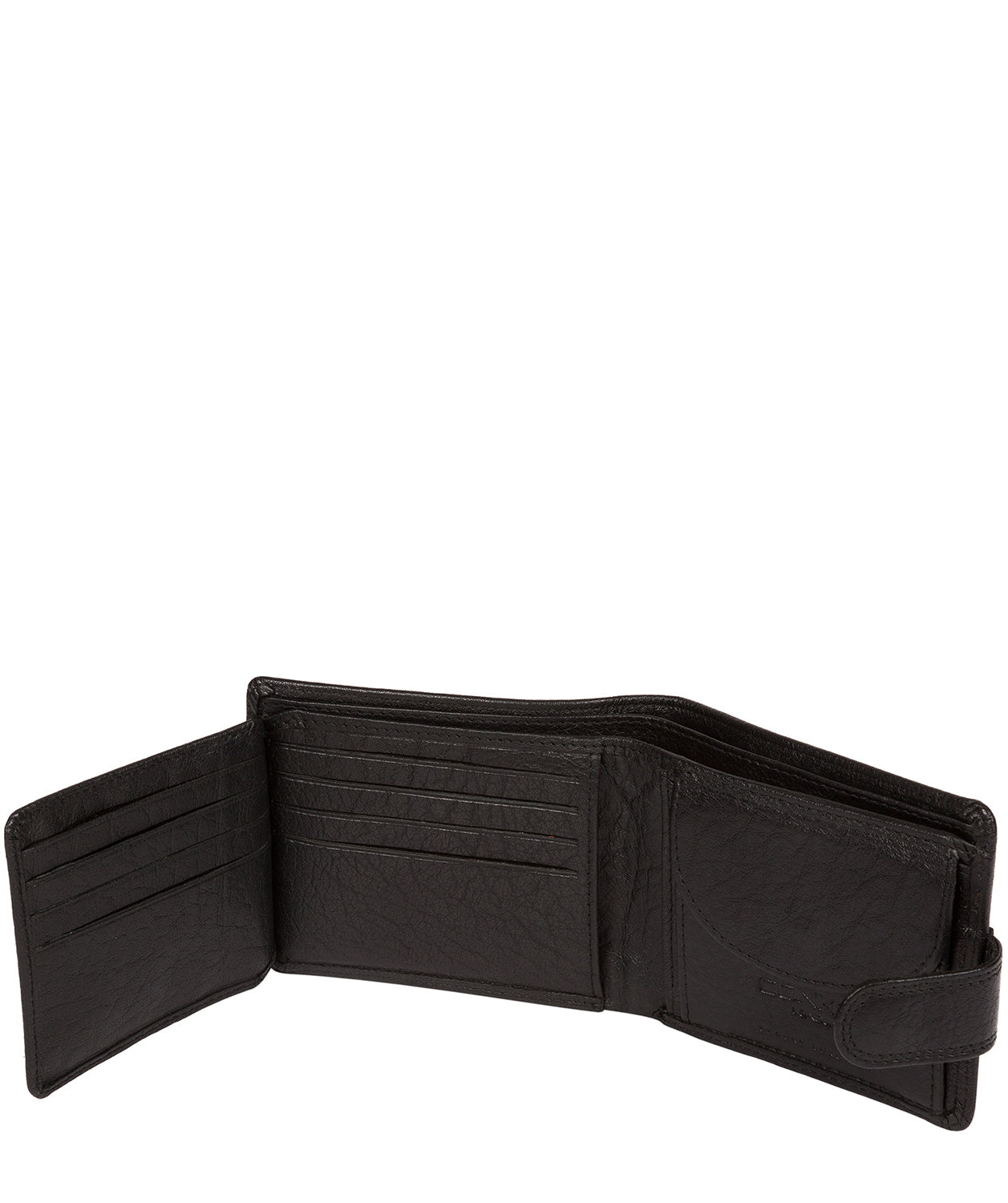 'Roth' Black Bi-Fold Leather Wallet