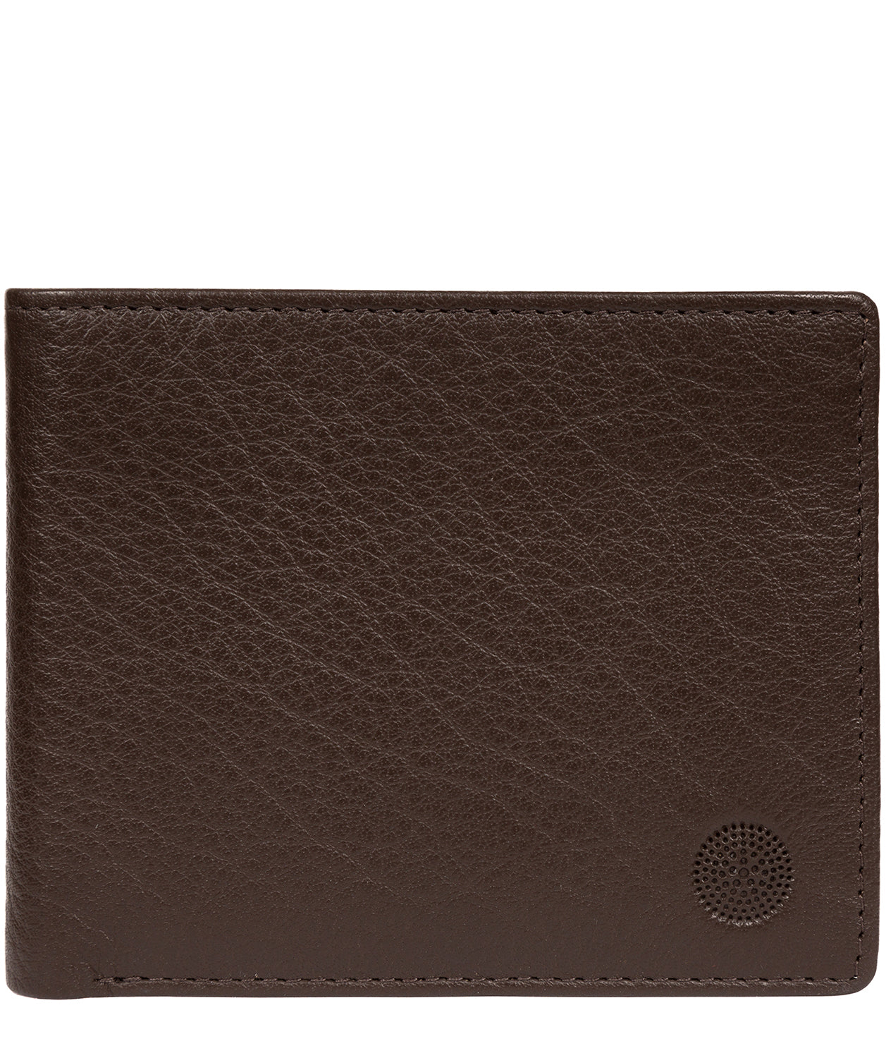 'Cain' Dark Brown Leather RFID Wallet Pure Luxuries London