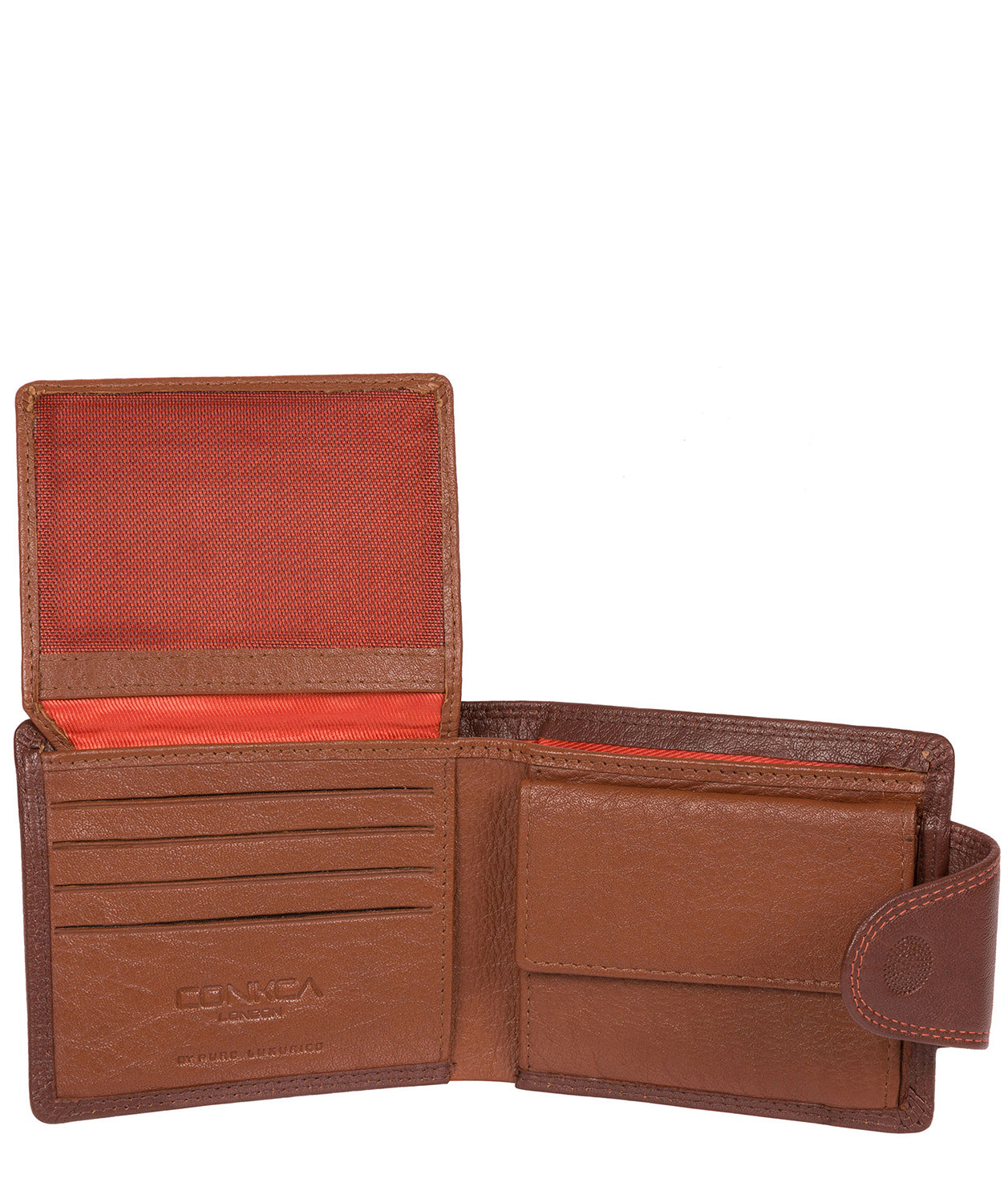 'Dunbar' Conker Brown Leather Wallet