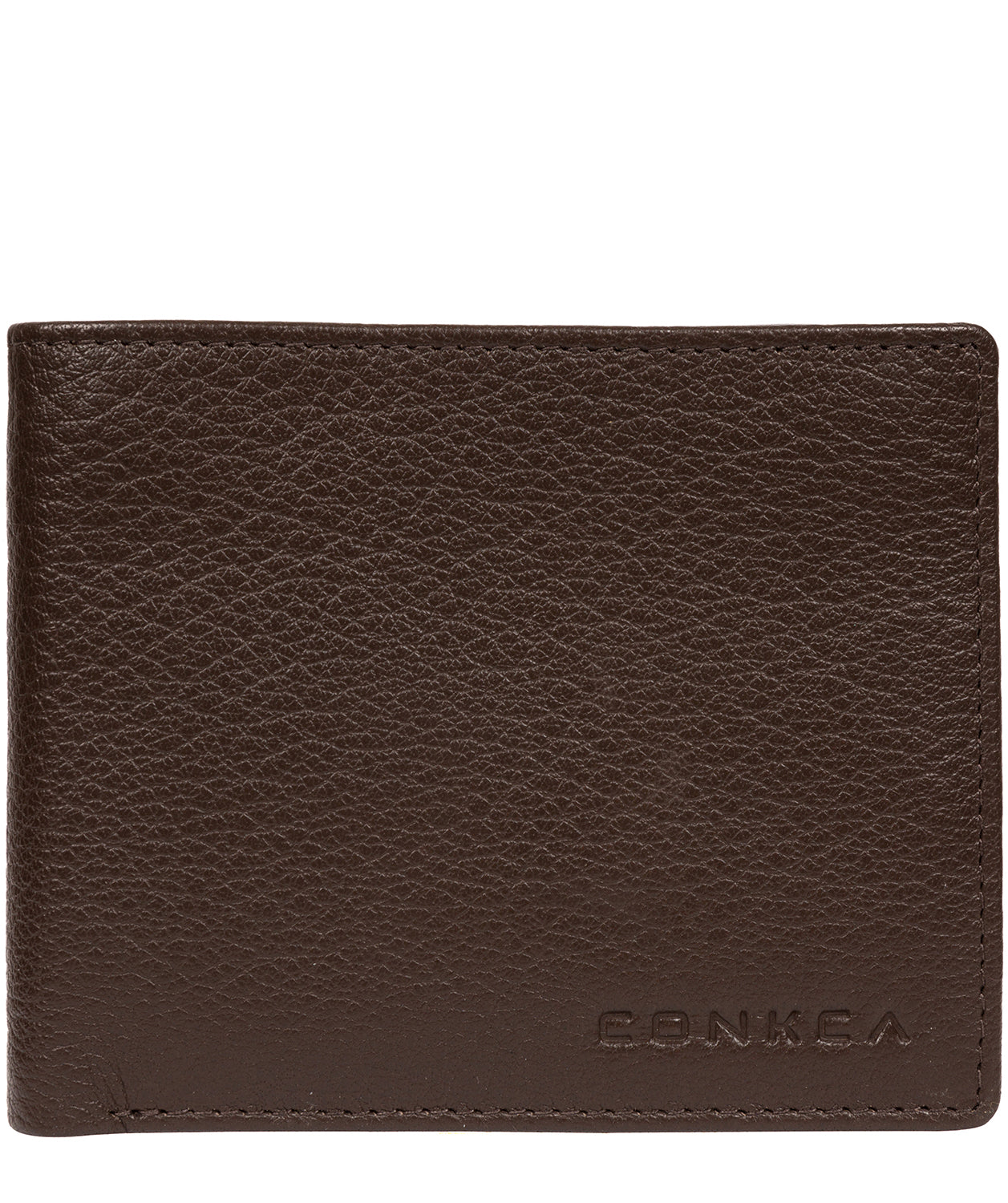 'Conan' Dark Brown Leather RFID Wallet Pure Luxuries London