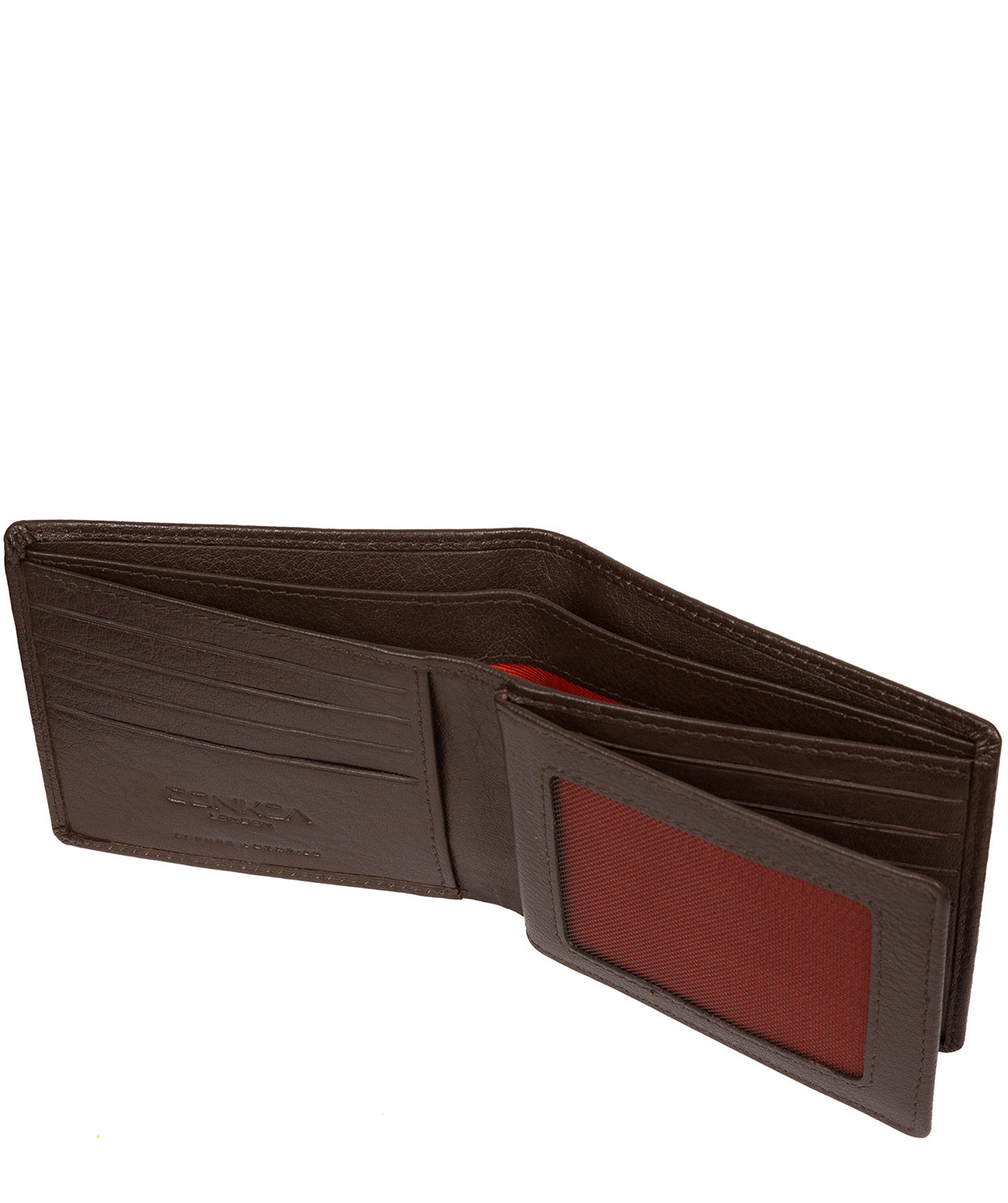 'Conan' Dark Brown Leather RFID Wallet Pure Luxuries London